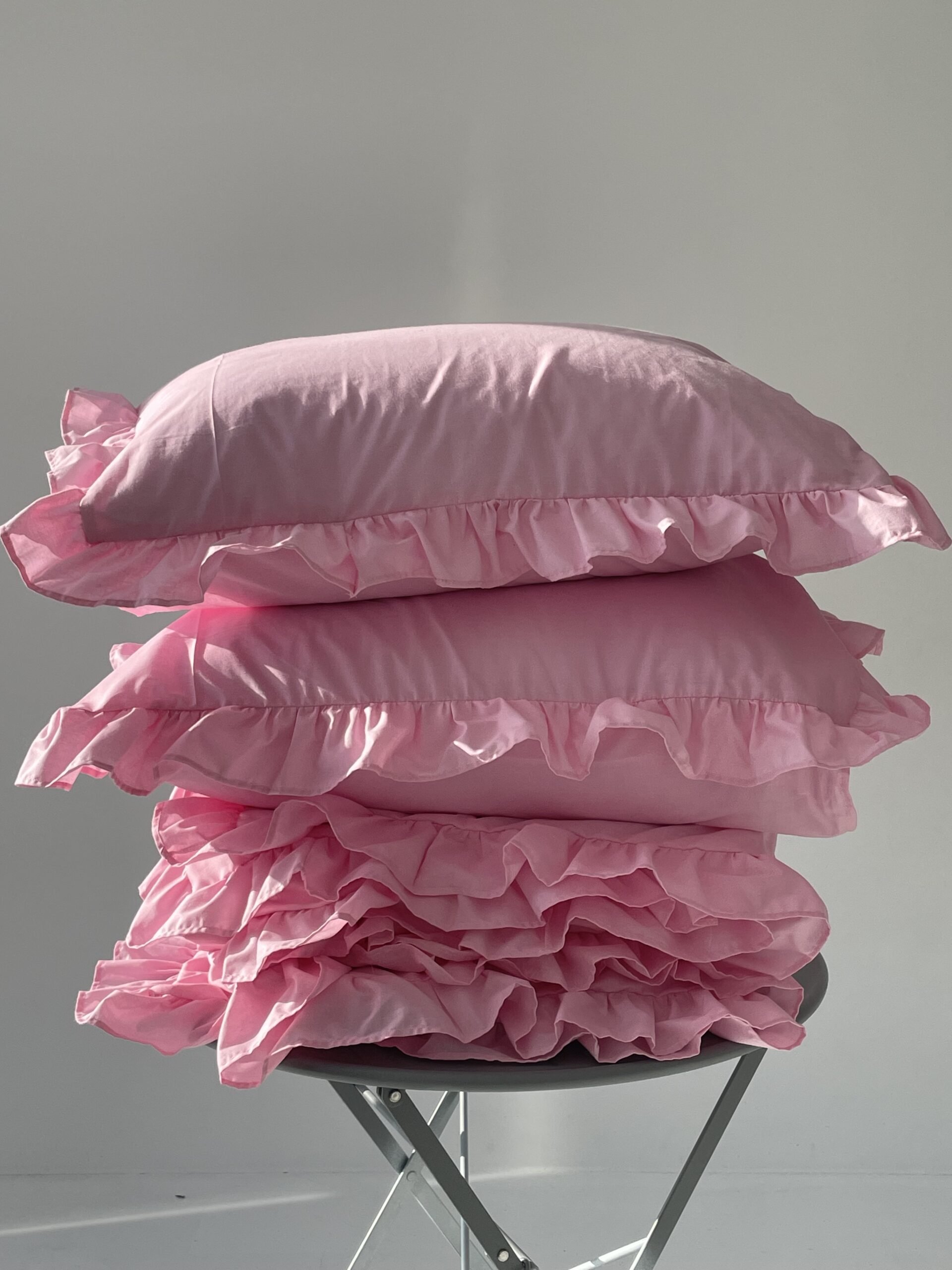 IMG_8217 Комплект постільної білизни матова бавовна барбі з рюшами